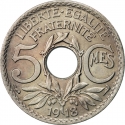 5 Centimes 1917-1920, KM# 865a, France