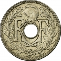 5 Centimes 1920-1938, KM# 875, France