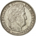 50 Centimes 1845-1848, KM# 768, France, Louis Philippe I