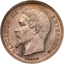 50 Centimes 1853-1863, KM# 794, France, Napoleon III