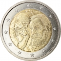2 Euro 2017, KM# 2362, France, 100th Anniversary of Death of Auguste Rodin