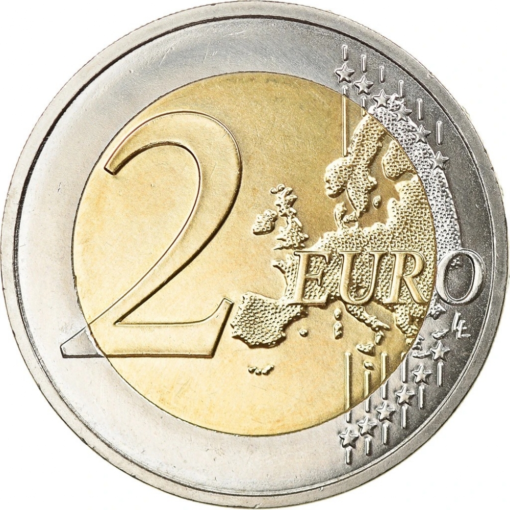 2 Euro 2017, Gadoury# 25, France, 100th Anniversary of Death of Auguste Rodin
