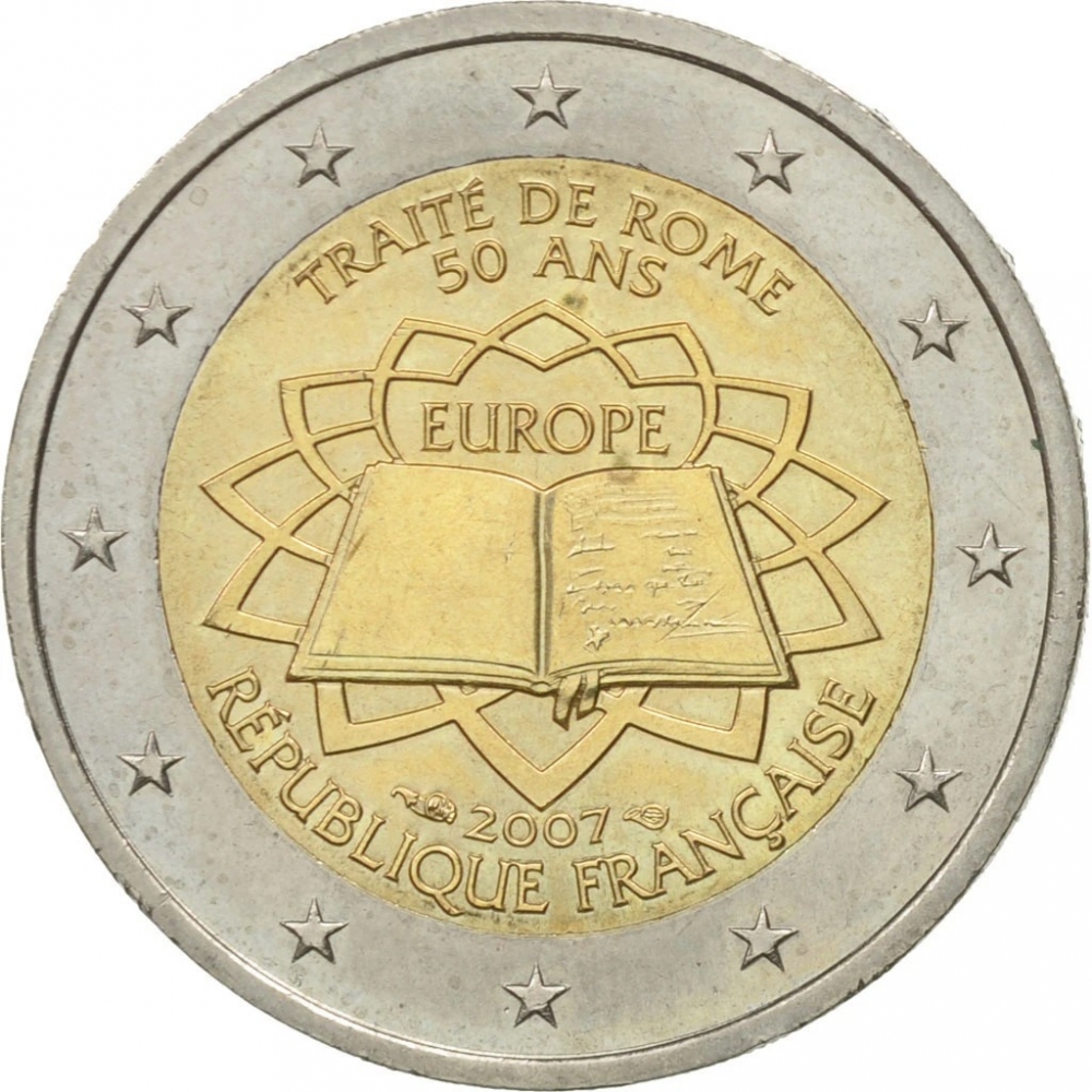 Pièce rare de 2 euros / Pièce commémorative de 2 euros / Traite de