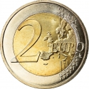 2 Euro 2009, KM# 1590, France, 10th Anniversary of the European Monetary Union and the Introduction of the Euro