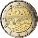 2 Euro 2014, KM# 2174, France, 70th Anniversary of D-Day