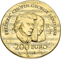 200 Euro 2018, KM# 2541, France, Women of France, George Sand