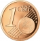 1 Euro Cent 1999-2023, KM# 1282, France