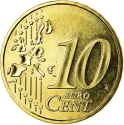 10 Euro Cent 1999-2006, KM# 1285, France