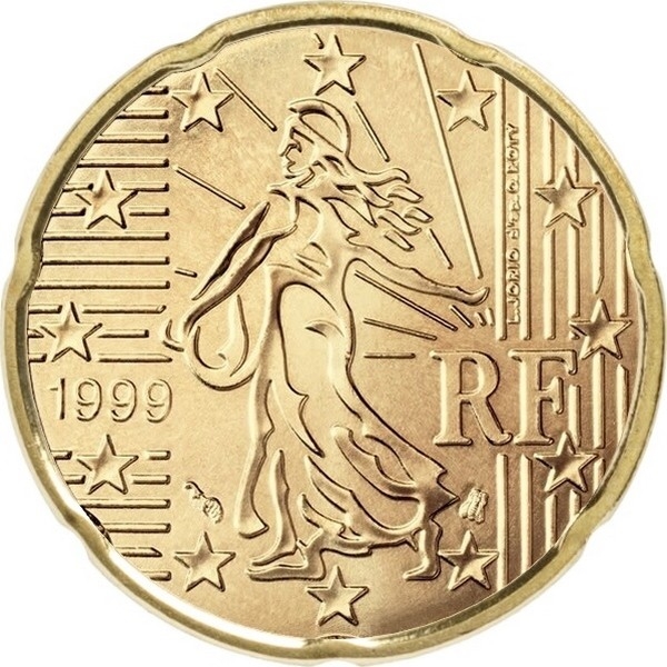netherland 1999 20 euro cent