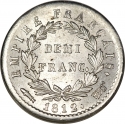 1/2 Franc 1809-1814, KM# 691, France, Napoleon I
