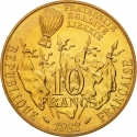 10 Francs 1982, KM# 950, France, 100th Anniversary of Death of Léon Gambetta