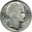 10 Francs 1929-1939, KM# 878, France