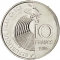 10 Francs 1986, KM# 958, France, 100th Anniversary of Birth of Robert Schuman
