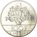100 Francs 1989, KM# 970, France, 200th Anniversary of the Declaration of the Rights of Man and of the Citizen