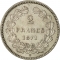 2 Francs 1870-1871, KM# 816, France