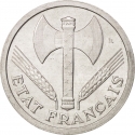 2 Francs 1943-1944, KM# 904, France