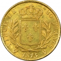 20 Francs 1814-1815, KM# 706, France, Louis XVIII