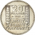 20 Francs 1929-1939, KM# 879, France