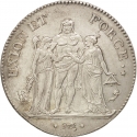 5 Francs 1795-1802, KM# 639, France, Napoleon I