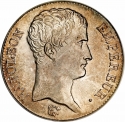 5 Francs 1804-1805, KM# 662, France, Napoleon I