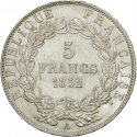 5 Francs 1852, KM# 773, France, Napoleon III