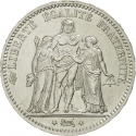 5 Francs 1870-1889, KM# 820, France