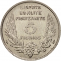 5 Francs 1933, KM# 887, France