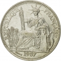 10 Centimes 1921-1937, KM# 16, French Indochina