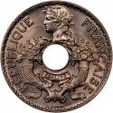 5 Centimes 1923-1938, KM# 18, French Indochina