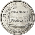 5 Francs 1965, KM# 4, French Polynesia
