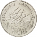 100 Francs 1971-1972, KM# 12, Gabon