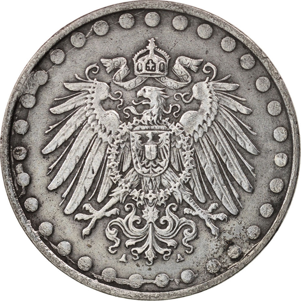 10 Pfennig 1916-1922, KM# 20, Germany, Empire, William II