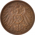 2 Pfennig 1904-1916, KM# 16, Germany, Empire, William II