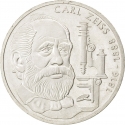 10 Deutsche Mark 1988, KM# 169, Germany, Federal Republic, 100th Anniversary of Death of Carl Zeiss