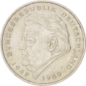 2 Deutsche Mark 1990-2001, KM# 175, Germany, Federal Republic, Anniversary of the Federal Republic of Germany, 40th Anniversary of the West Germany
