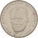 2 Deutsche Mark 1994-2001, KM# 183, Germany, Federal Republic, Anniversary of the Federal Republic of Germany, 45th Anniversary of the Federal Republic of Germany