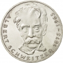 5 Deutsche Mark 1975, KM# 143, Germany, Federal Republic, 100th Anniversary of Birth of Albert Schweitzer