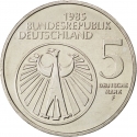 5 Deutsche Mark 1985, KM# 162, Germany, Federal Republic, European Year of Music