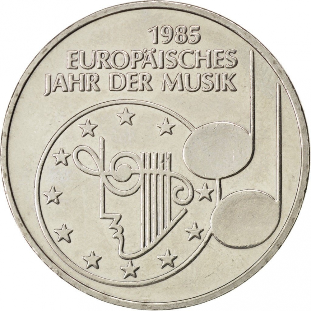 Perfect Mint condition. Year of Music 5 Mark 1985 Germany PROOF Sealed