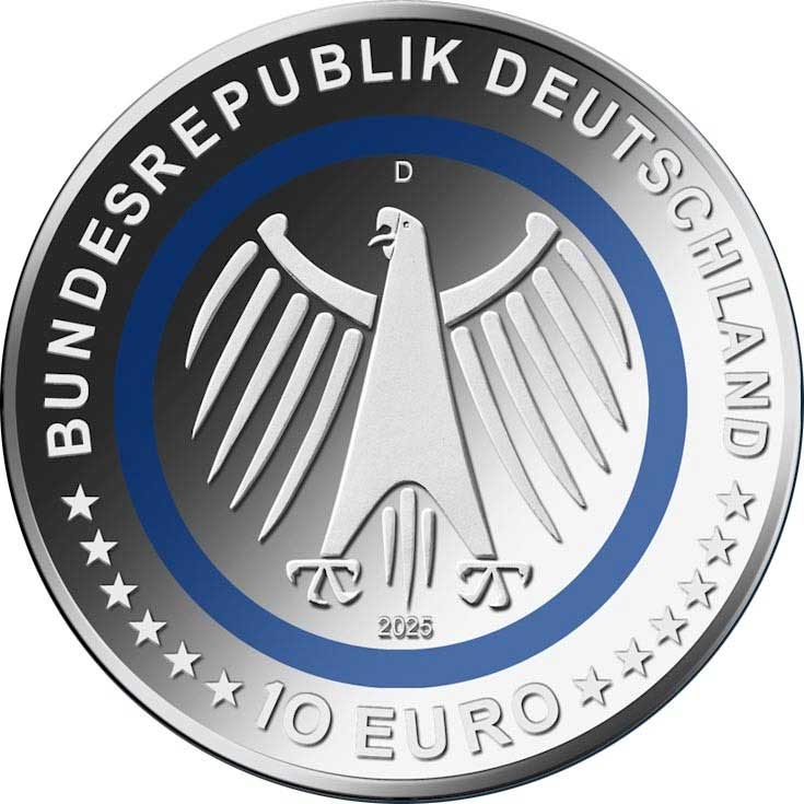 10 Euro 2025, Germany, Federal Republic, In the Service of Society, Federal Agency for Technical Relief (THW)