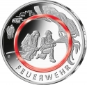 10 Euro 2023, Germany, Federal Republic, In the Service of Society, Fire Fighters