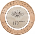 10 Euro 2020, KM# 391, Germany, Federal Republic, Air Moves, On the Land