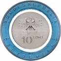 10 Euro 2021, KM# 402, Germany, Federal Republic, Air Moves, On the Water