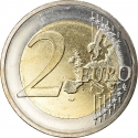 2 Euro 2012, KM# 306, Germany, Federal Republic, 10th Anniversary of Euro Coins and Banknotes