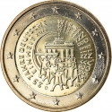 2 Euro 2015, KM# 337, Germany, Federal Republic, 25th Anniversary of the German Unity