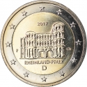 2 Euro 2017, KM# 356, Germany, Federal Republic, German Federal States, Rhineland-Palatinate