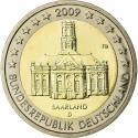 2 Euro 2009, KM# 276, Germany, Federal Republic, German Federal States, Saarland