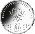 20 Euro 2023, Germany, Federal Republic, 125th Anniversary of Birth of Bertolt Brecht
