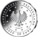 20 Euro 2020, KM# 396, Germany, Federal Republic, Grimms' Fairy Tales, The Wolf and the Seven Young Goats