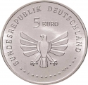 5 Euro 2024, KM# 441, Germany, Federal Republic, Wonderful World of Insects, Hoverfly